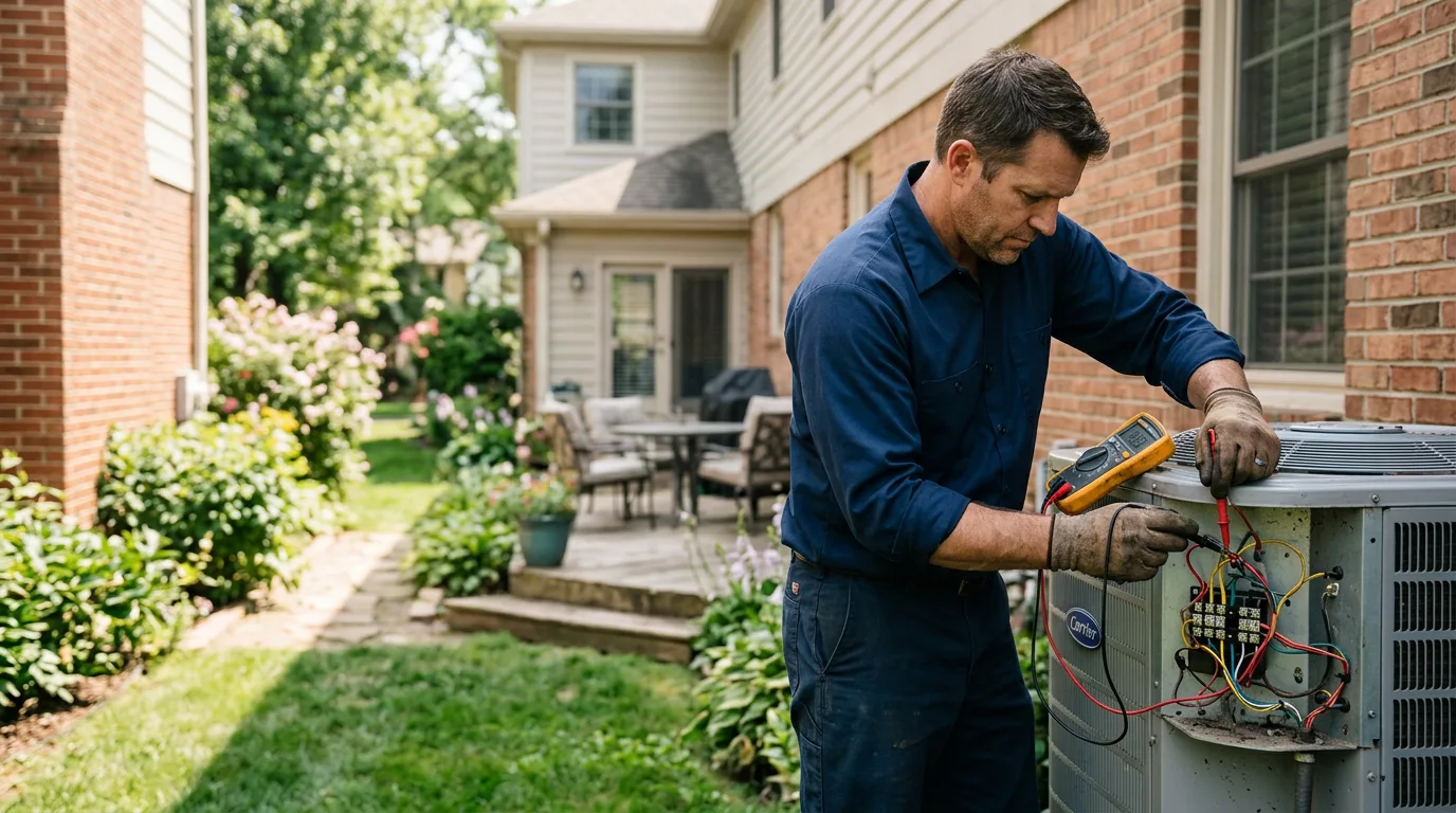 HVAC technician working near Somersworth, NH